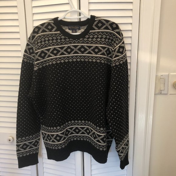 Brooks Brothers Mens Scottish Lambswool Sweater XL